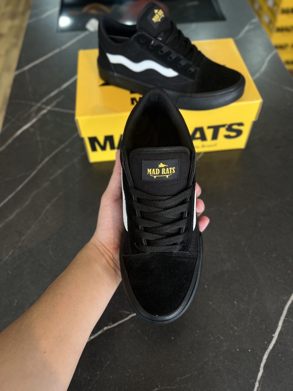 MAD RATS HI-TOP (preto/branco)