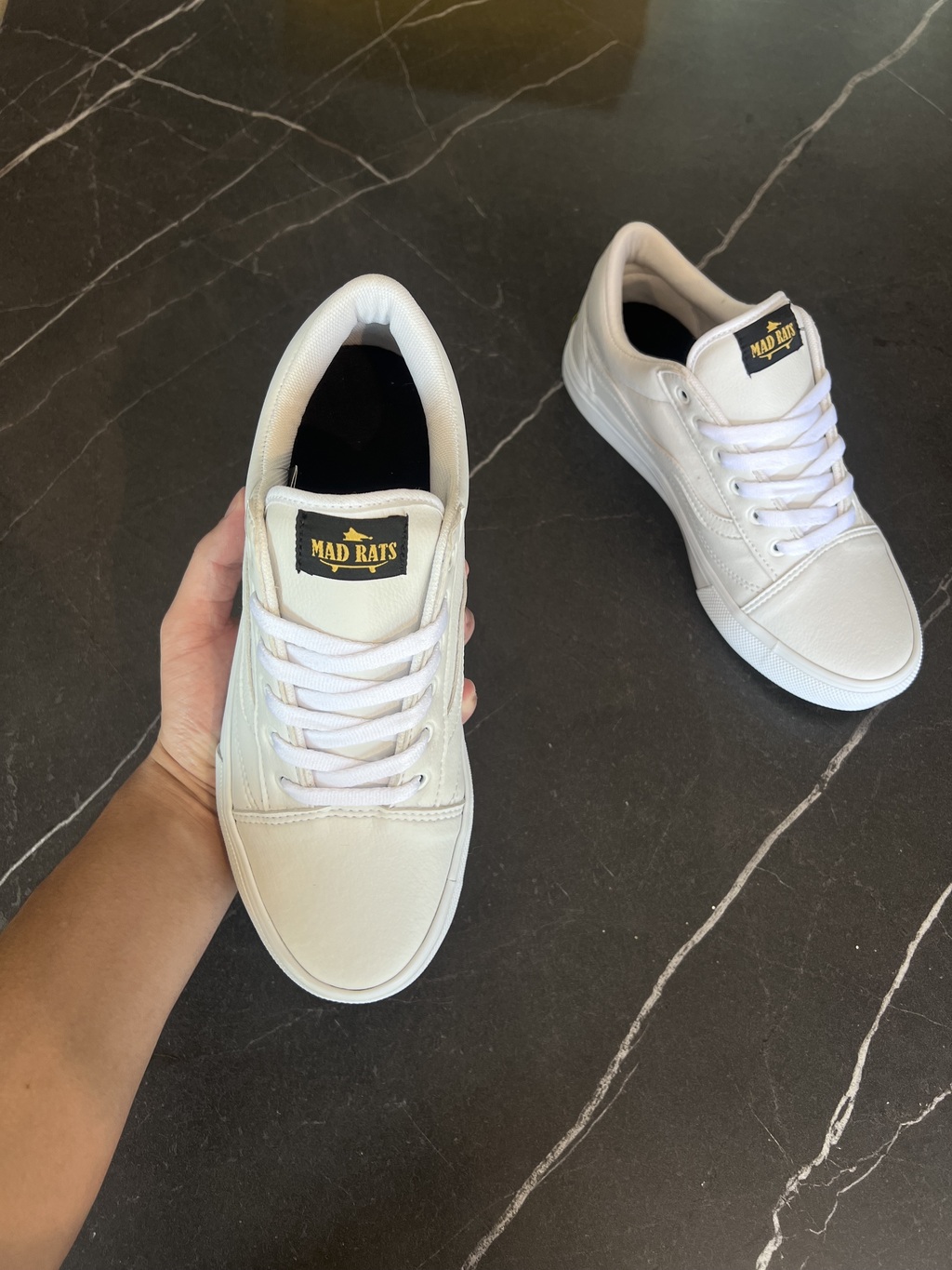 Tenis Mad Rats Old School Branco Pu