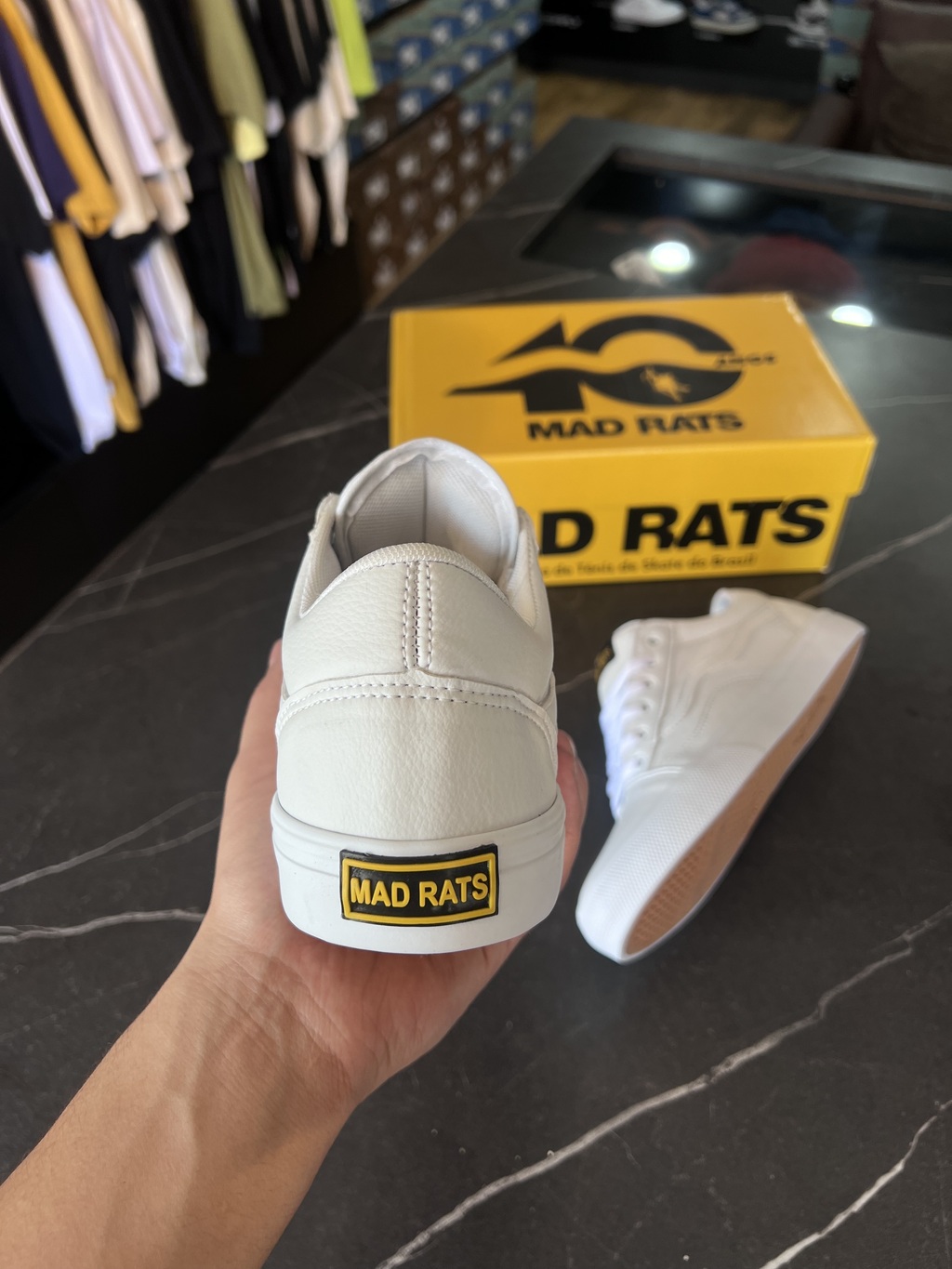 Tênis Mad Rats Old School Branco - NO MISTAKE