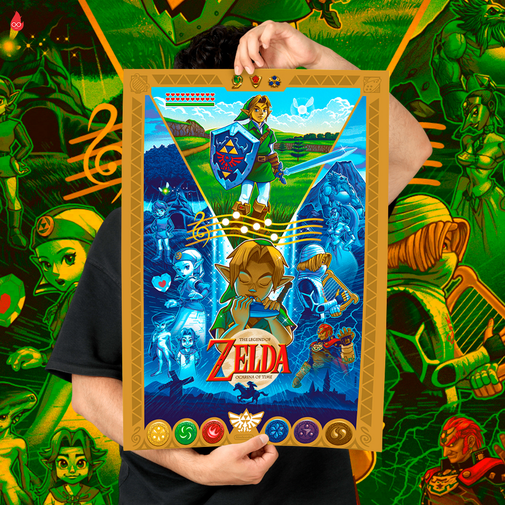 POSTER - THE LEGEND OF ZELDA: OCARINA OF TIME