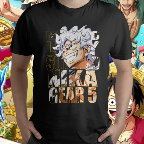 CAMISETA 100% ALGODÃO - WANTED LUFFY GEAR 5