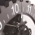 Reloj Pared Mecanico Movimiento Engranajes 3d Rueda Piñon HYG026 en internet