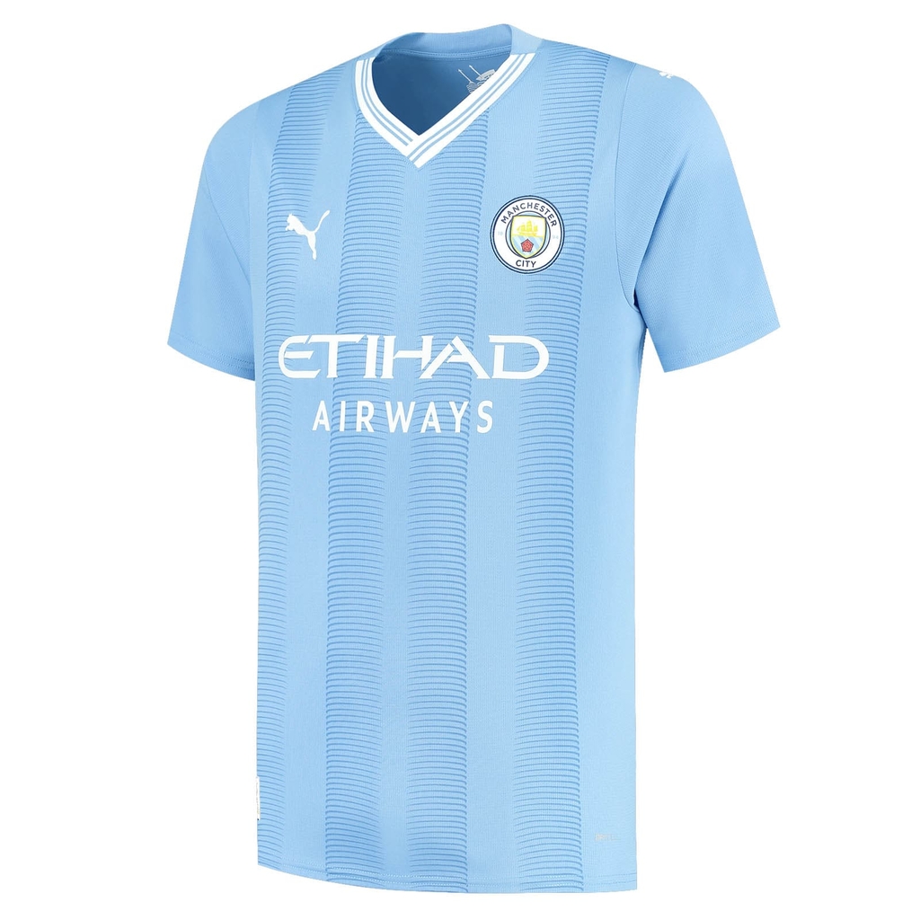Camisa Manchester City 23/24 Puma Jogador Masculina - Azul