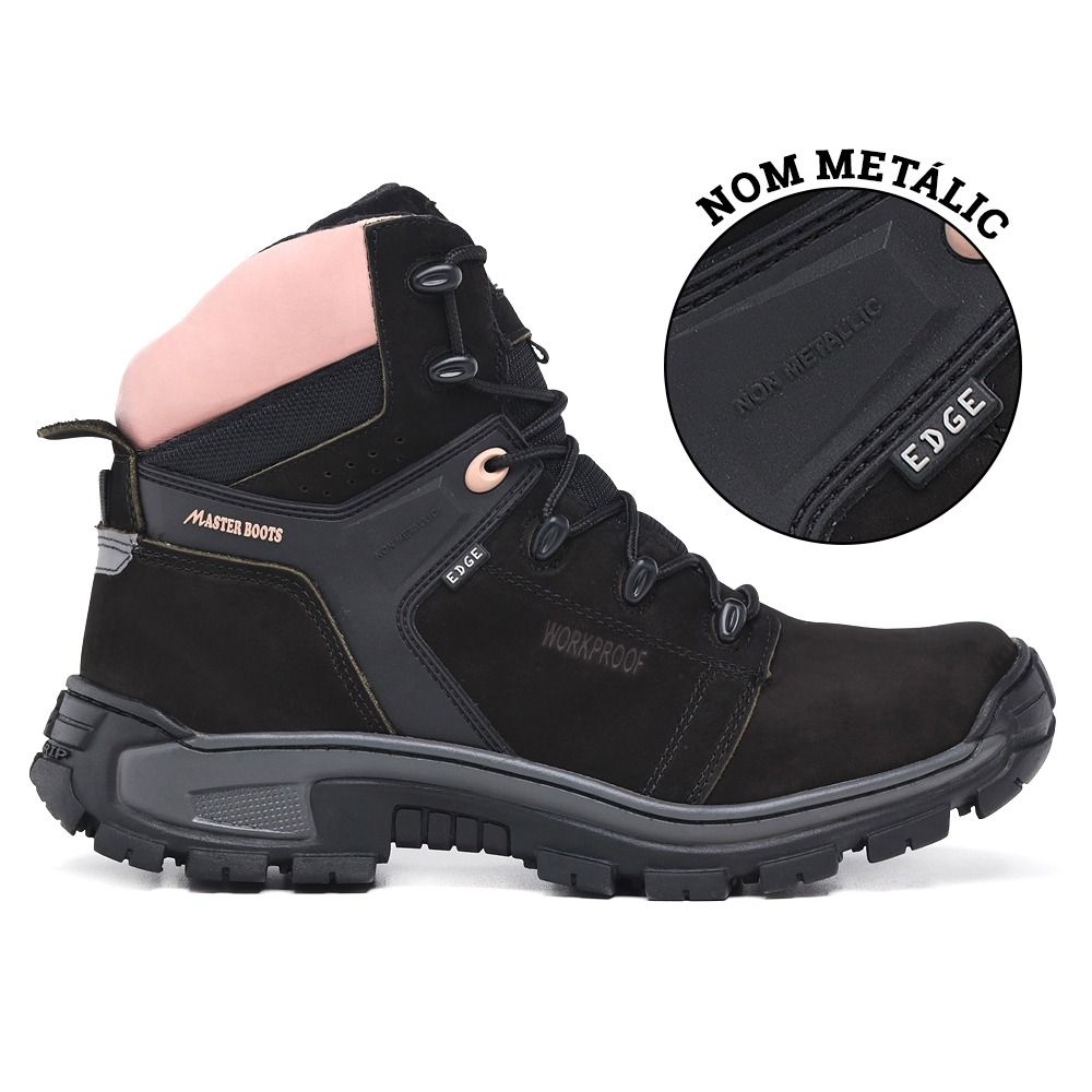 Bota Master Boots 2113 C.A – Cinza Rosa – Loja de Botas