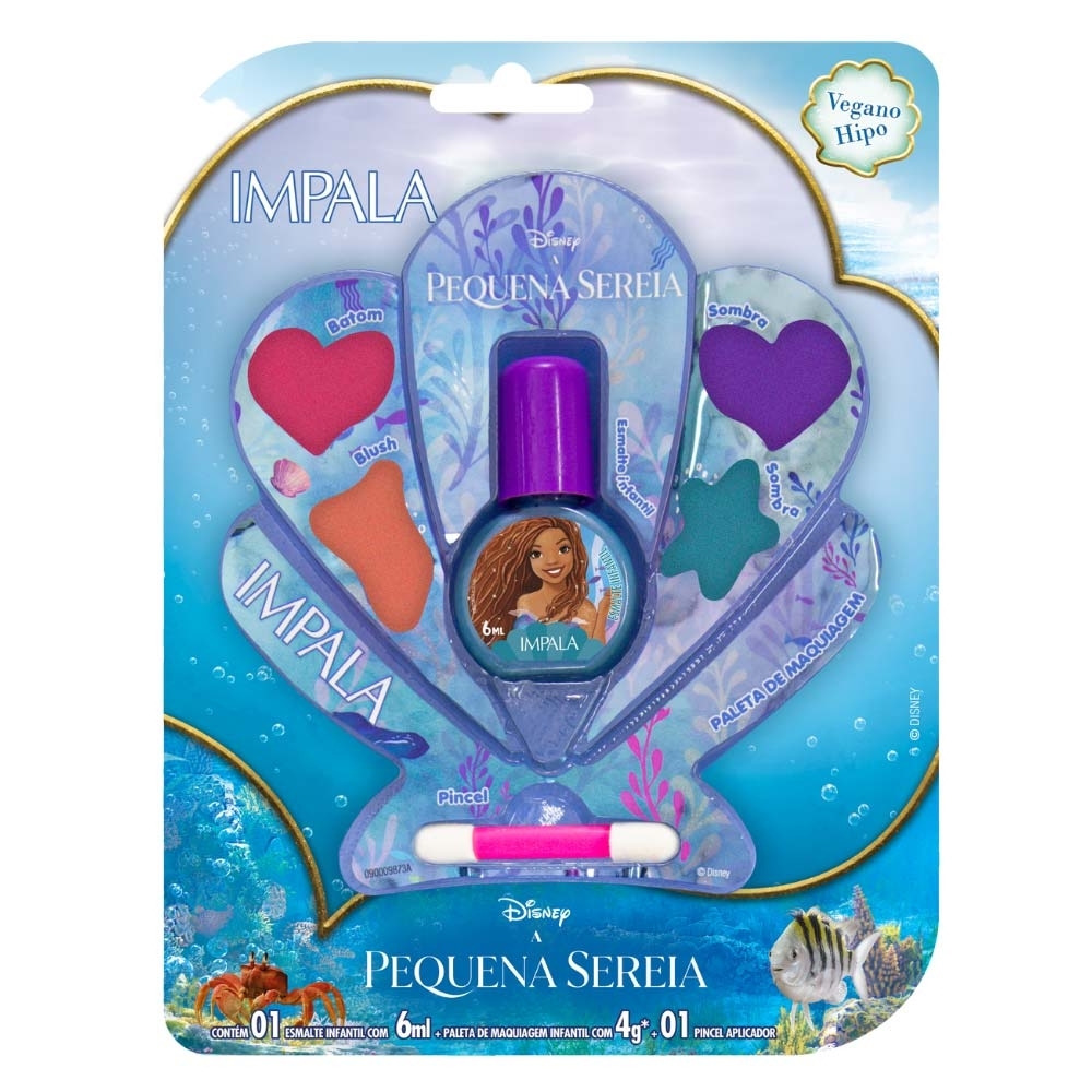 Mala Kit Maquiagem Infantil Barbie Batom Sombra Esmalte