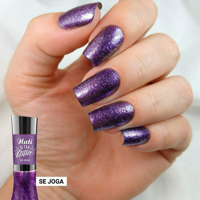 Esmalte Nati Se Joga! Coleção Ultra Glitter