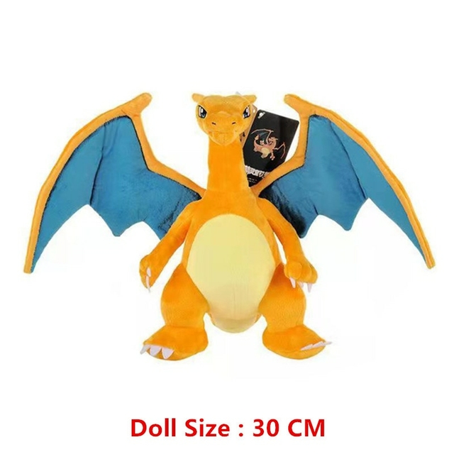 Charizard Pelúcia Pokemon Anime Original 30cm