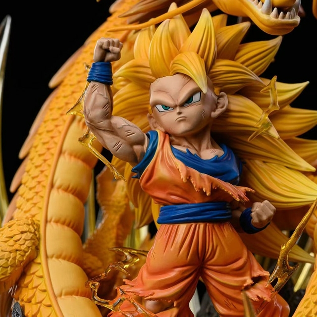 Kit 2 Bonecos Dragon Ball Z Goku Super Saiyajin E Ssj Blue - Super