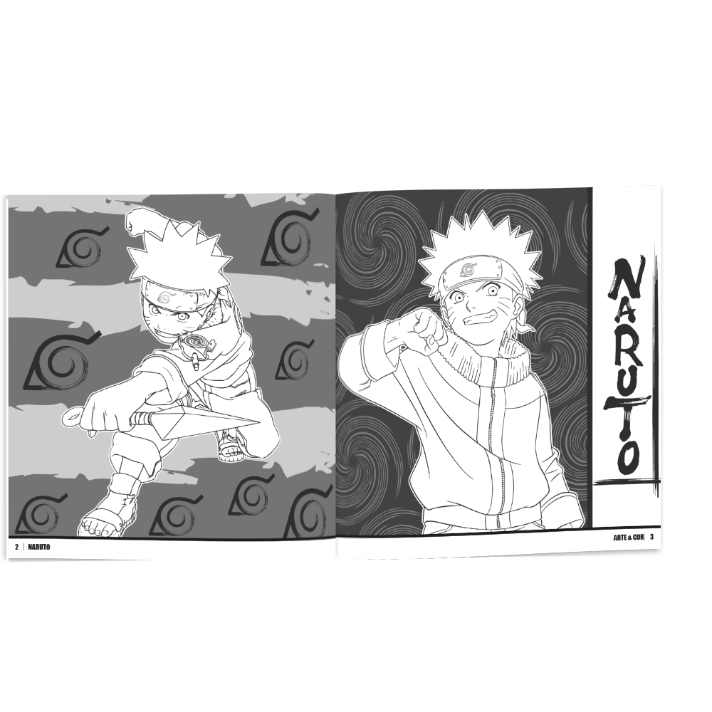 Livro para colorir infantil, Arte e cor, Naruto, Culturama - PT 1 UN -  Artes & Pintura - Kalunga