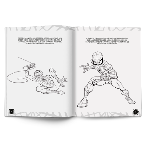 Kit de Colorir - Homem Aranha