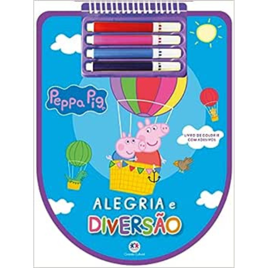 98 desenhos da Peppa Pig para colorir