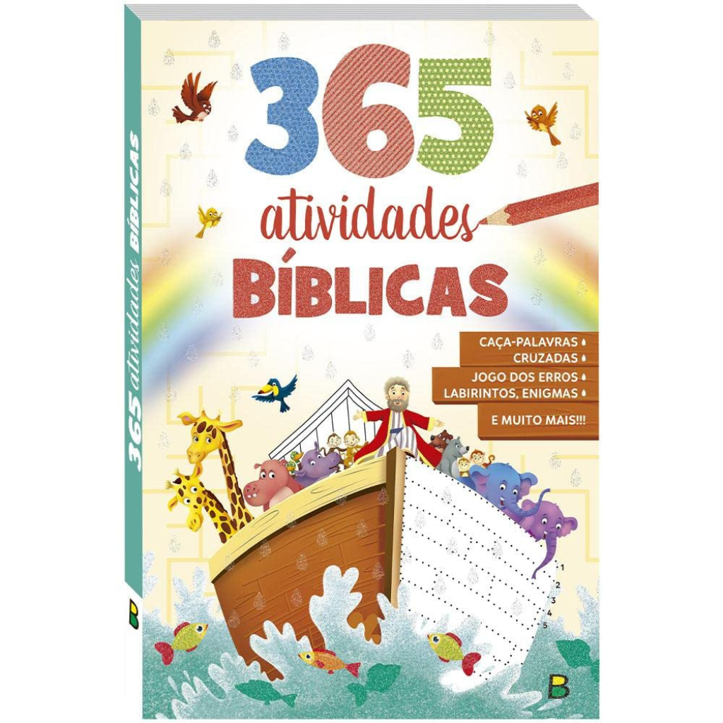 365 Caça Palavras Bíblico - Com Historias Bíblicas