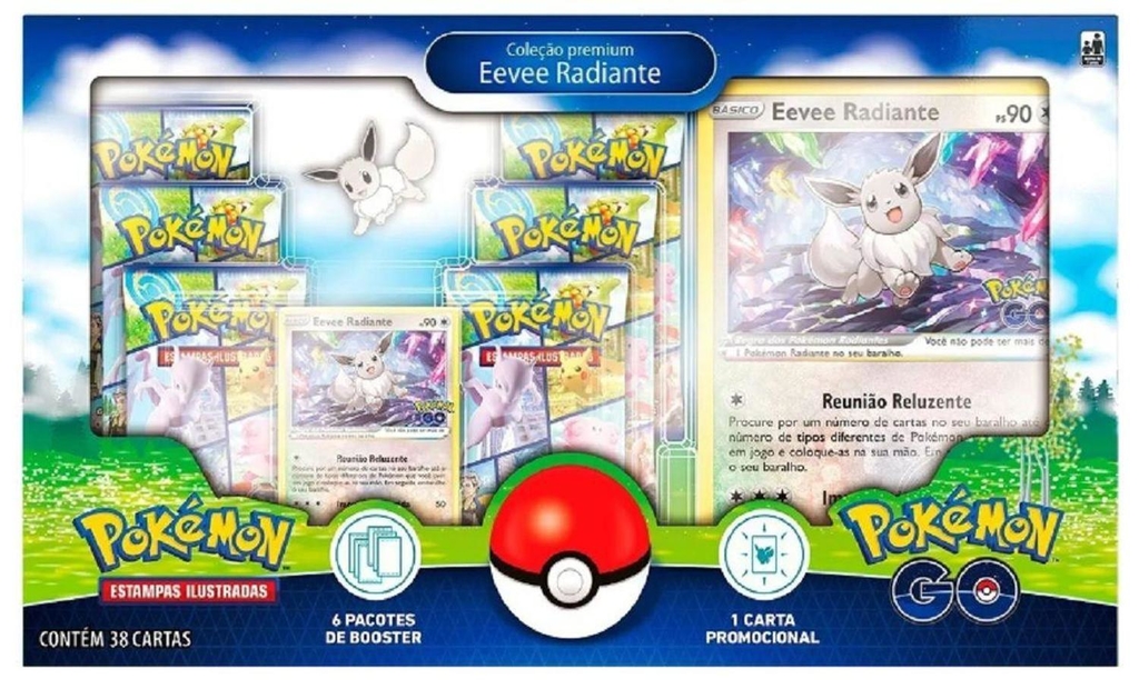 Jogo Cartas Blister Triplo Tcg Copag - Pokémon Go Original