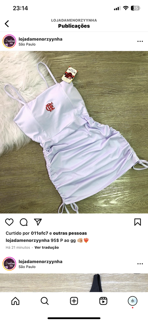 vestido flamengo - Comprar em Loja da Menorzyynha