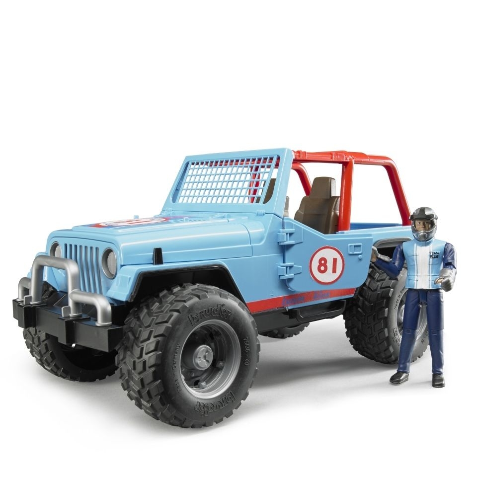 Carro de polícia JEEP Wrangler com policial - Bruder 02526