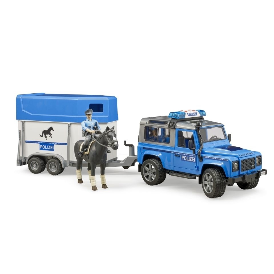 Carro de polícia JEEP Wrangler com policial - Bruder 02526