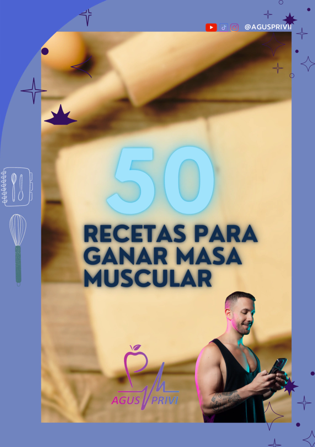 50 RECETAS para GANAR MASA MUSCULAR - Agusprivi