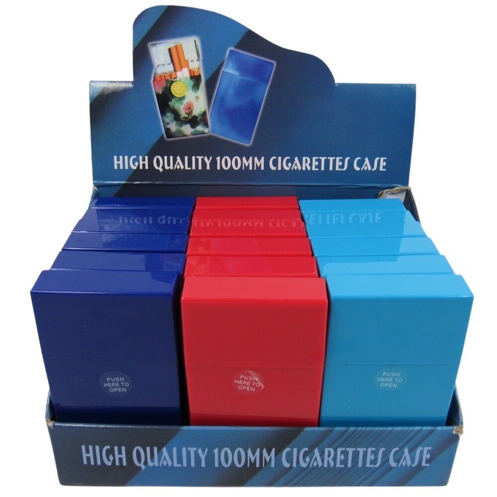 Caixa De Cigarros Prata Metal De Alta Qualidade Para 14 Cigarros