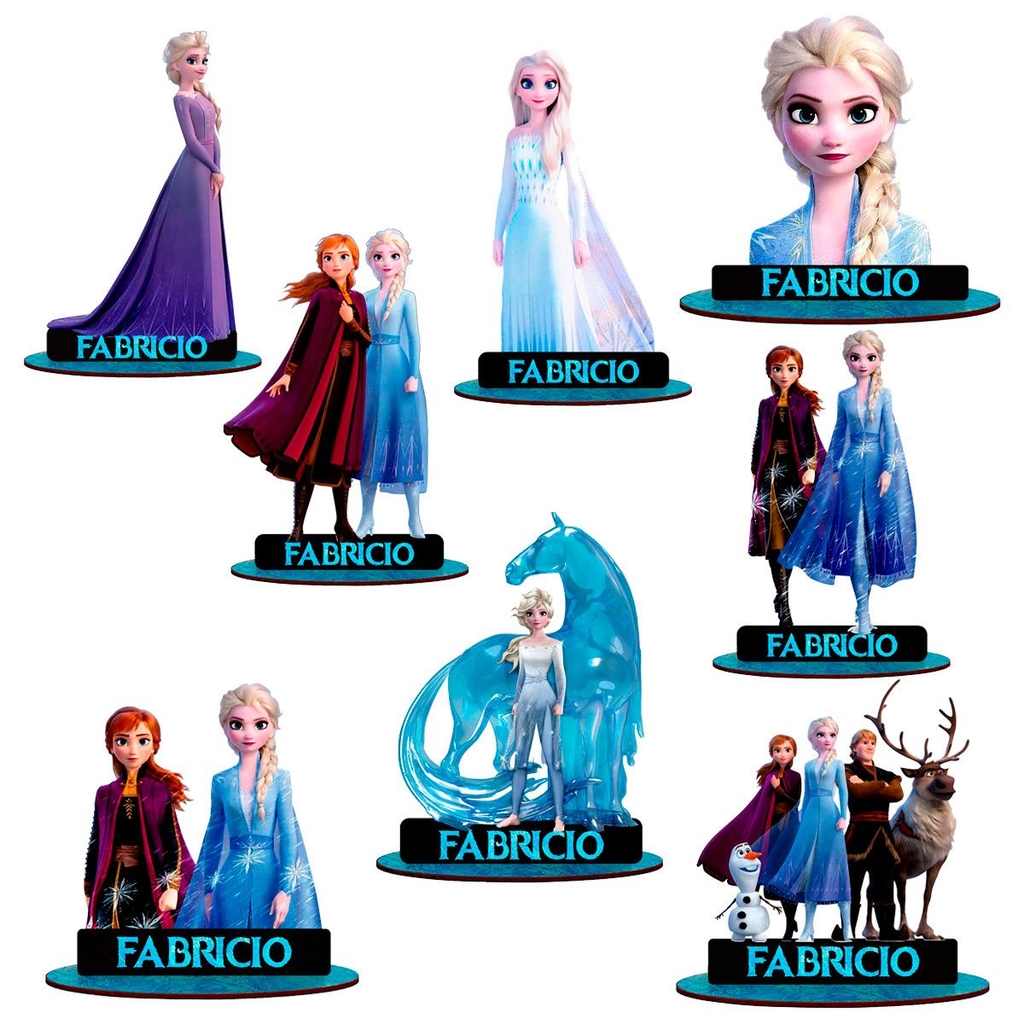 10 centro de mesa frozen filme frozen 2 completo com laço e