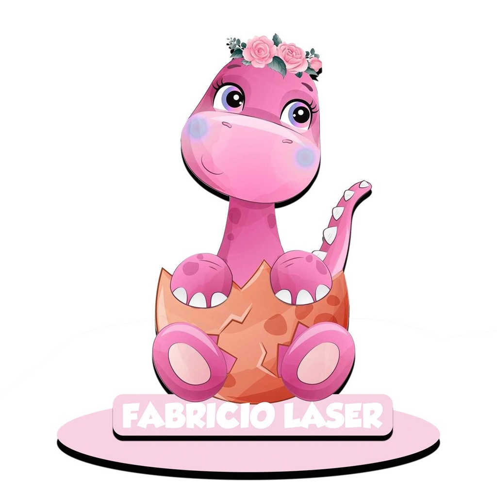 dinossauro baby decoração de festa em mdf