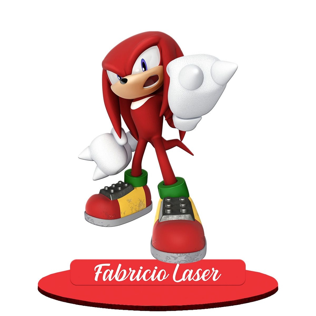 Adesivo Parede Decorativo Sonic - Personagem Knuckles the Echidna