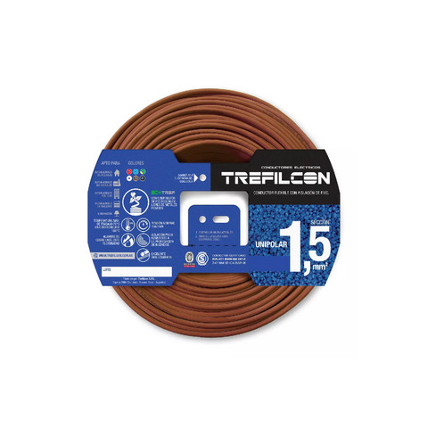 Pack X2 Rollo Cable Unipolar Trefilcon 2.5mm 100 Mts