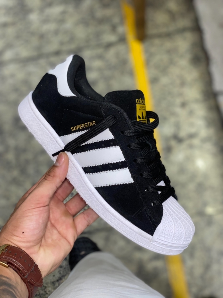 TÊNIS ADIDAS SUPER STAR - PRETO/BRANCO - GM Store