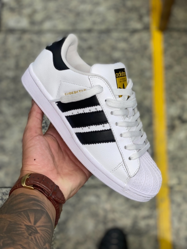 Tênis Adidas Superstar Branco/Preto