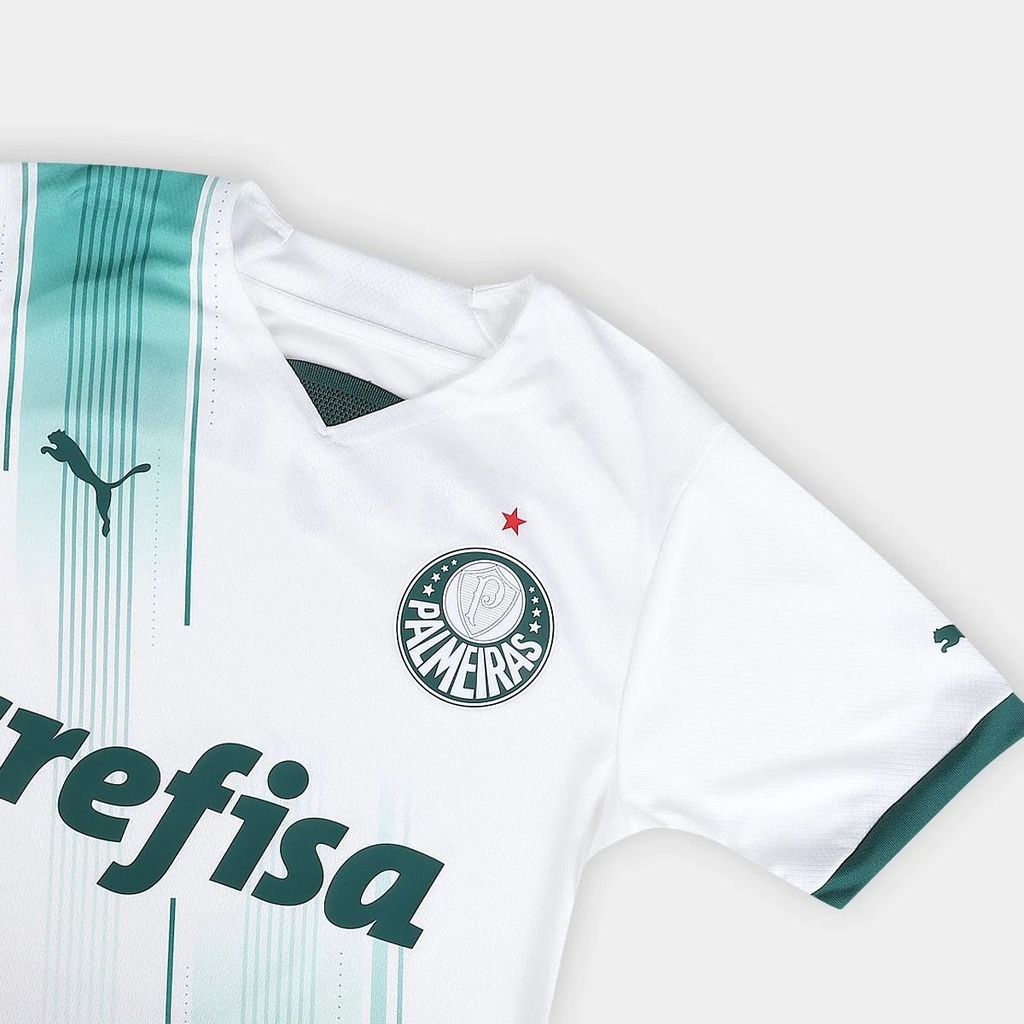 Camisa Palmeiras Away 23/24 Brancal Frete gratis por apenas R$149,90,  futebol gratis palmeiras 