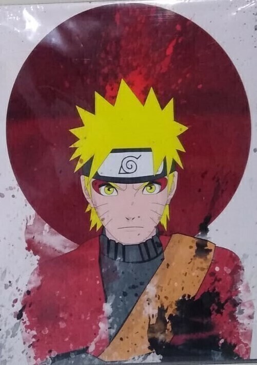 Placa Decorativa em MDF - Naruto, Akatsuki