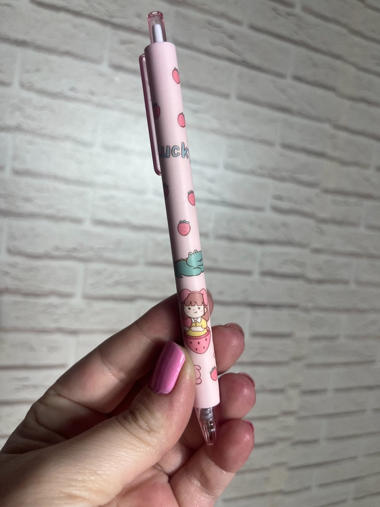 Caneta menina fofa - Comprar em Papelaria Mundo Kawaii