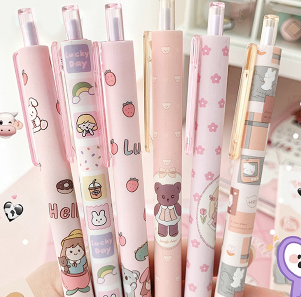 Caneta menina fofa - Comprar em Papelaria Mundo Kawaii