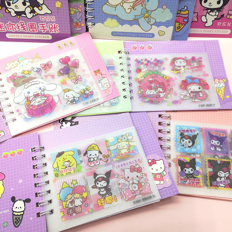 Cartela de Adesivos Personagens Hello Kitty