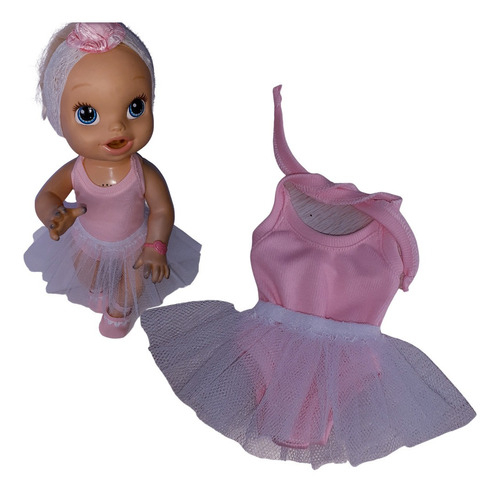 Roupa boneca baby alive hasbro ORIGINAlL - kit bailarina no Shoptime