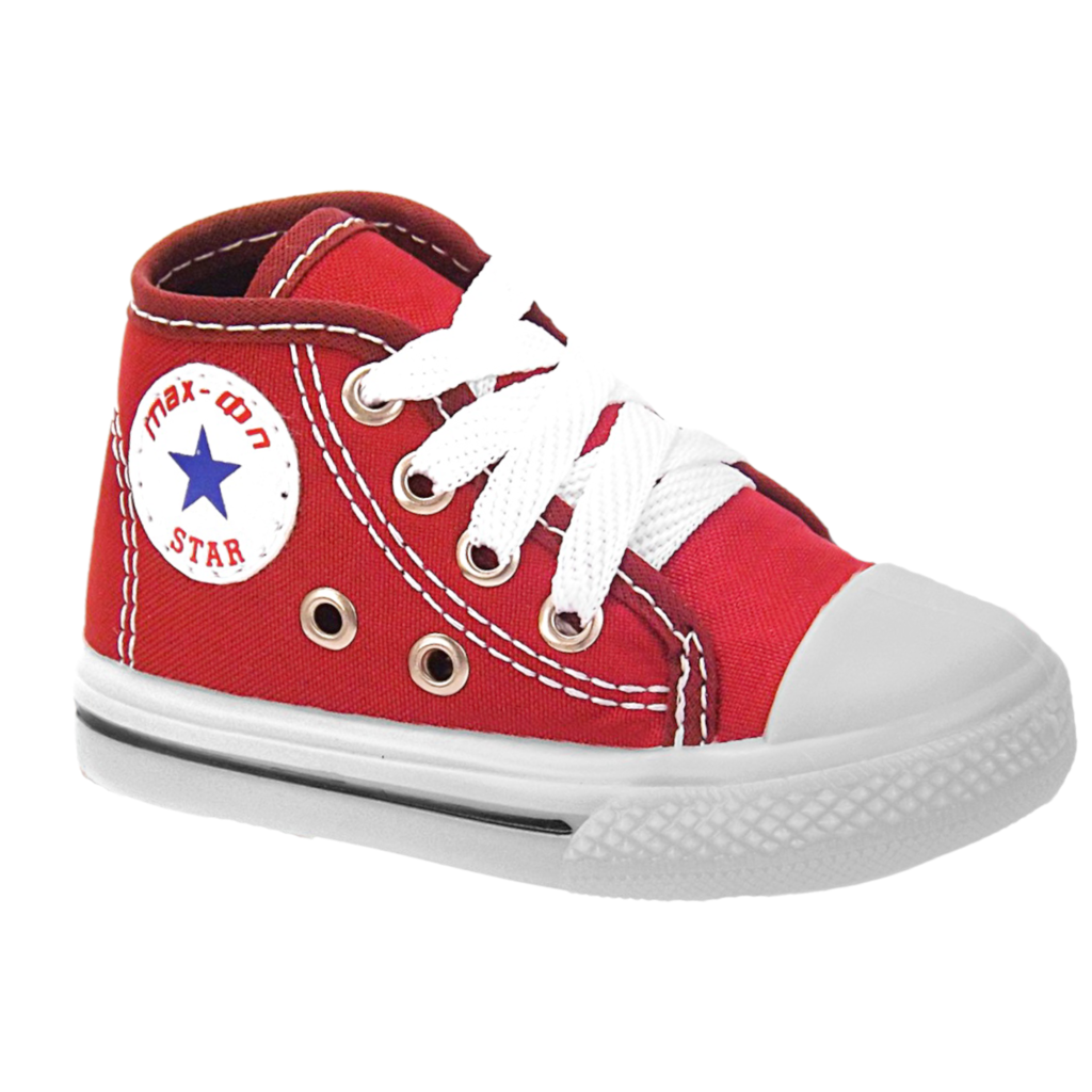 Tênis Infantil Converse All Star Cano Alto Rosa Claro Clássico na  EuroBabyKids