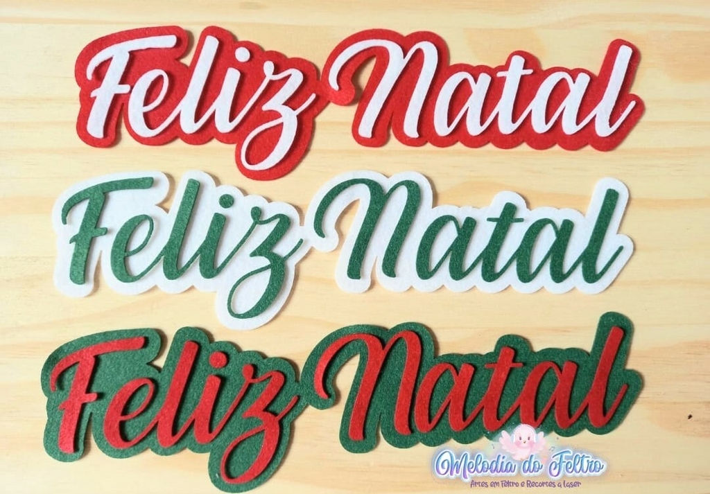 Placa Feliz Natal - Cria Arte Laser