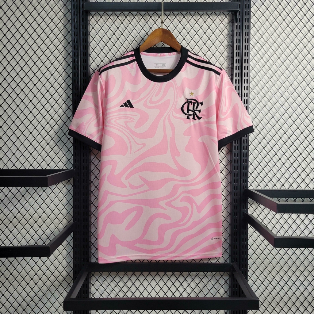 Camisa do Flamengo rosa