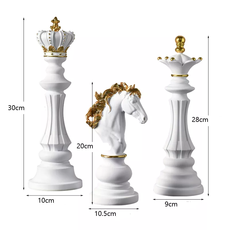 Figuras de xadrez realista