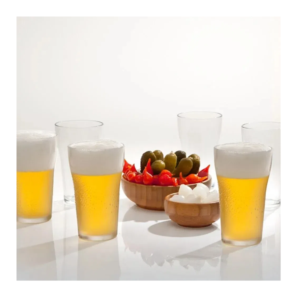 Conjunto 6 Copos Chopp 200ml Nadir Boteco - Nadir Figueiredo