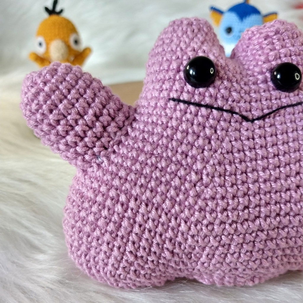 Ditto Pokémon - Comprar em Aurora Artes em Crochê