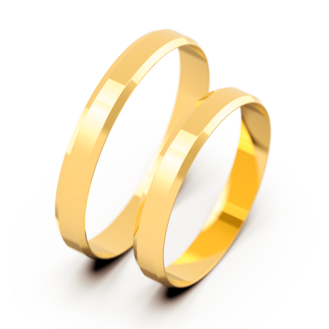 Alianças de Casamento Albânia Linha Classic Ouro 8 mm Polida Meia-cana -  Alianças Forever