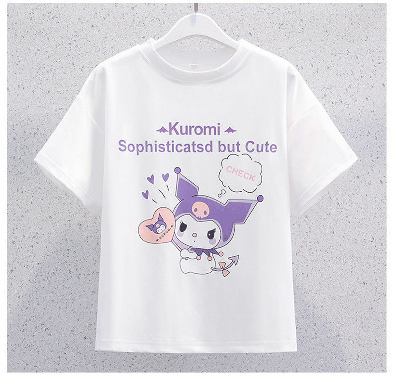 camiseta_kuromi_Roblox in 2023  Hello kitty t shirt, Cute tshirt designs,  Cute black shirts