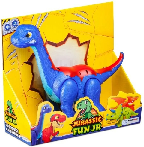 Brinquedo Infantil Dinossauro T-Rex com Som Jurassic Fun Junior (3