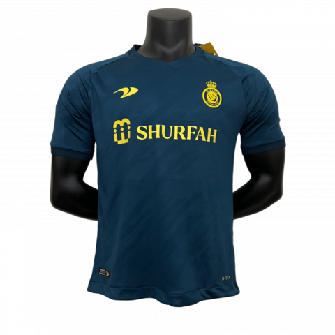 Camisa Al-Nassr FC Home 2022/2023 Amarela e Azul – Versão Jogador