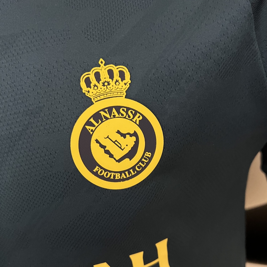 Camisa Al-Nassr FC Home 2022/2023 Amarela e Azul – Versão Jogador