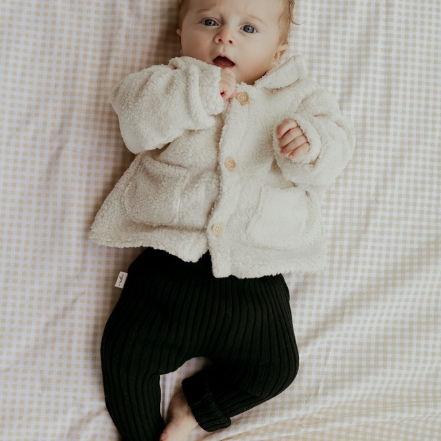 Calça Tranças Tricot bebê e infantil - Vanilla