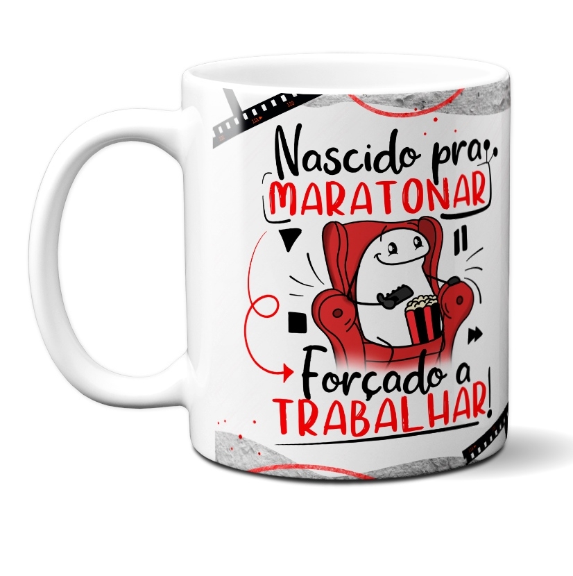 Caneca Flork meme/ Alça de coração / presente de aniversário / você já tem  30