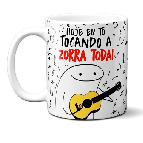 Caneca Flork Meme Pensaram Que eu Estava Na Pior