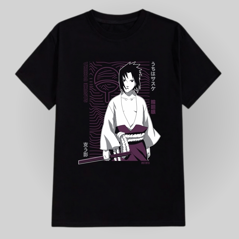 Camiseta Sasuke, Naruto Clássico