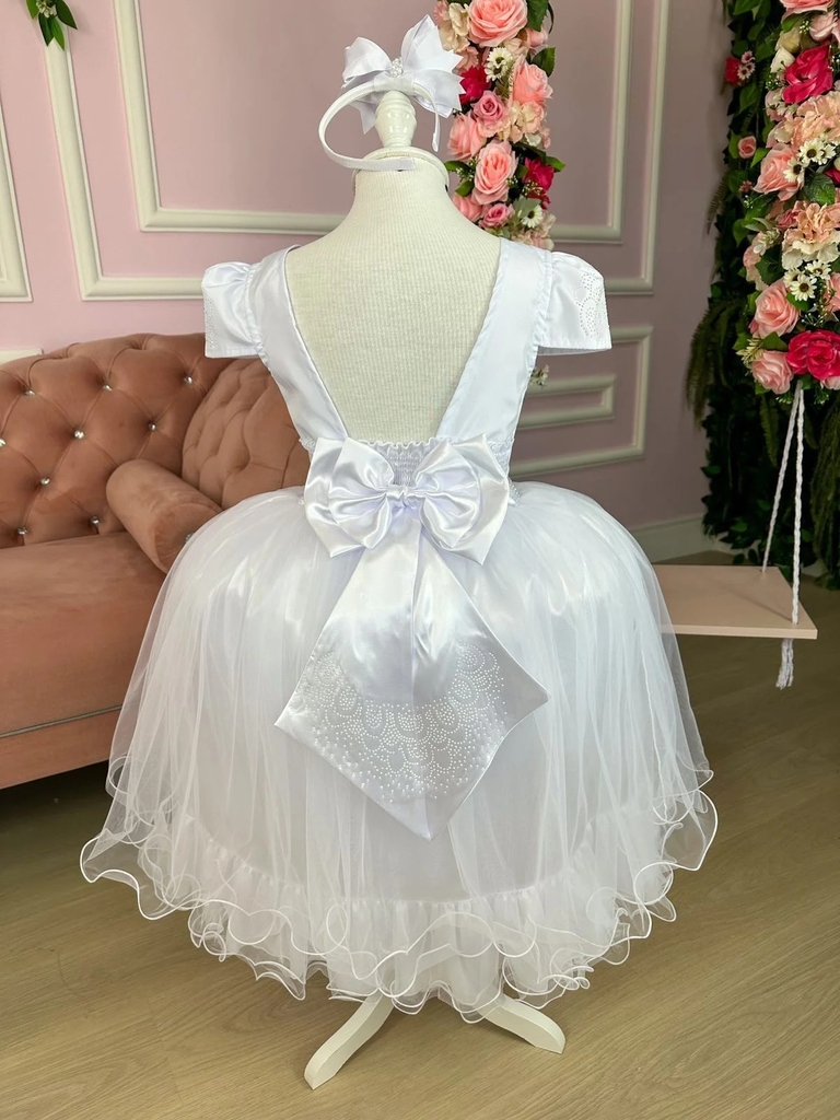 Vestido Cinderela Frozen Infantil de Princesa Daminha Formatura Aniversário